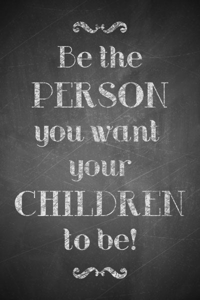 be the example
