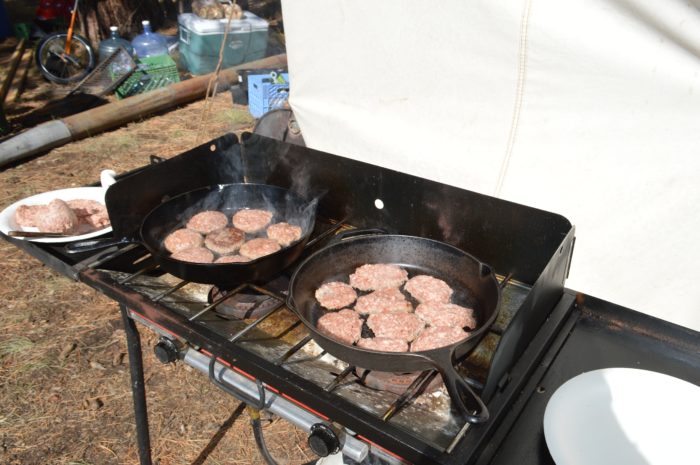 camping Sunday morning feast